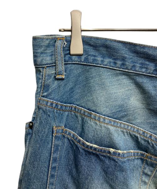 kolor/BEACON（カラービーコン）kolor/BEACON (カラービーコン) ウォッシュドワイドデニムパンツ インディゴ サイズ:２の古着・服飾アイテム
