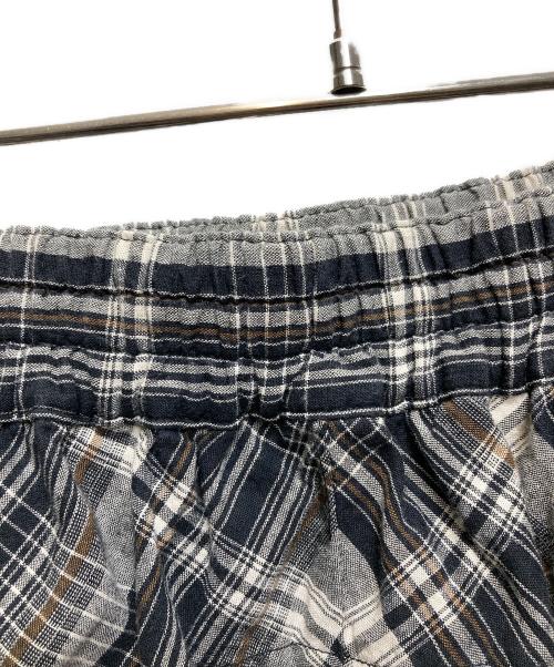 JUNYA WATANABE MAN（ジュンヤワタナベマン）JUNYA WATANABE MAN (ジュンヤワタナベマン) チェックサルエルパンツ グレー サイズ:Mの古着・服飾アイテム