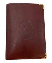 Cartier（カルティエ）の古着「2つ折り財布」｜レッド