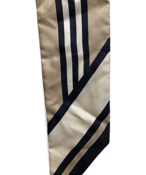 BURBERRY LONDON（バーバリーロンドン）BURBERRY LONDON (バーバリーロンドン) ノバチェックシルクモンタージュスカーフ ベージュの古着・服飾アイテム