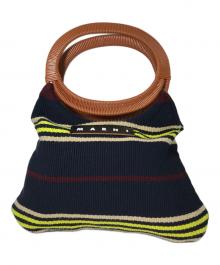 MARNI MARKET（マルニ マーケット）の古着「ボートバッグ」｜ネイビー