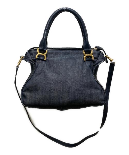 Chloe（クロエ）Chloe (クロエ) 2WAY マーシーデニムハンドバッグ インディゴの古着・服飾アイテム