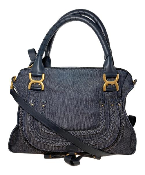 Chloe（クロエ）Chloe (クロエ) 2WAY マーシーデニムハンドバッグ インディゴの古着・服飾アイテム