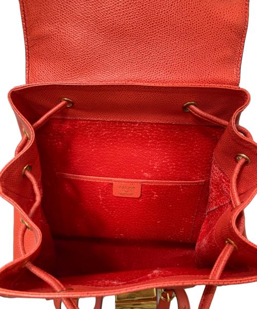 CELINE（セリーヌ）CELINE (セリーヌ) ターンロックバックパック レッドの古着・服飾アイテム