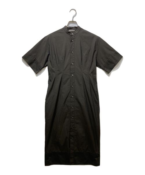 AURALEE（オーラリー）AURALEE (オーラリー) FINX NYLON CHAMBRAY ONE-PIECE　A21SD03NC ブラウンの古着・服飾アイテム