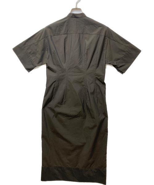AURALEE（オーラリー）AURALEE (オーラリー) FINX NYLON CHAMBRAY ONE-PIECE　A21SD03NC ブラウンの古着・服飾アイテム
