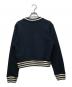 adidas (アディダス) Sporty & Rich (スポーティーアンドリッチ) V-Neck Logo Knit Sweater ネイビー サイズ:XS：8000円