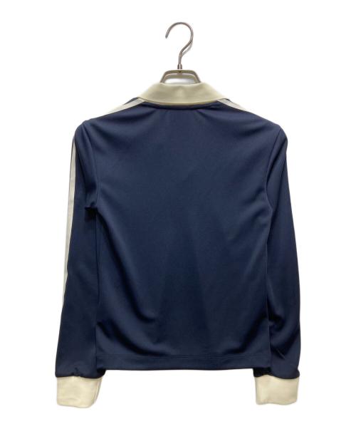 adidas（アディダス）adidas (アディダス) Retro Stripe Logo Long Sleeve Tee／レトロストライプロゴロングスリーブティー） ネイビー サイズ:Sの古着・服飾アイテム