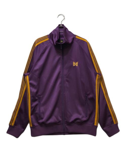 Needles（ニードルズ）Needles (ニードルズ) Track Jacket-Poly Smooth パープル×イエロー サイズ:Lの古着・服飾アイテム
