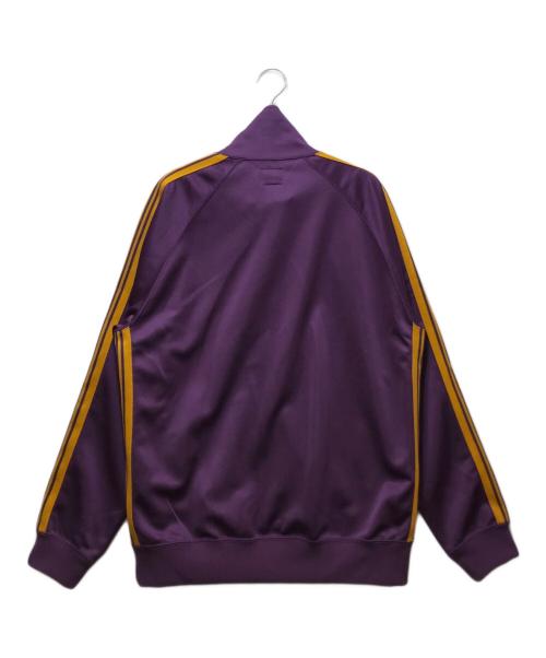 Needles（ニードルズ）Needles (ニードルズ) Track Jacket-Poly Smooth パープル×イエロー サイズ:Lの古着・服飾アイテム