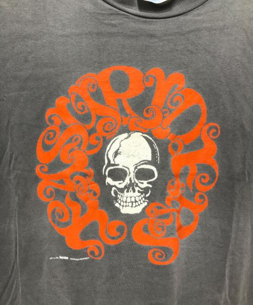 Hanes（ヘインズ）Hanes (ヘインズ) 80's EASY RIDER SKULL Tee（イージー ライダース スカル）/ USA製 シングルステッチ グレー サイズ:Lの古着・服飾アイテム