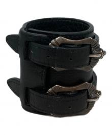 TRANS CORE（トランスコア）の古着「Flare Buckle Double Wrist」｜ブラック