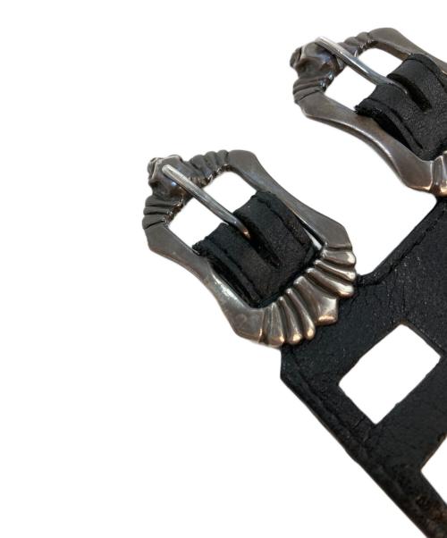 TRANS CORE（トランスコア）TRANS CORE (トランスコア) Flare Buckle Double Wrist ブラックの古着・服飾アイテム