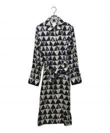 MaxMara（マックスマーラ）の古着「シルクシャツワンピース」｜ブラック