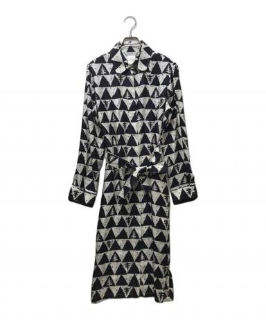美品✨マックスマーラ　高級シルク100%ドットシャツワンピース　白黒　36 中古・古着通販】MaxMara (マックスマーラ) シルクシャツワンピース