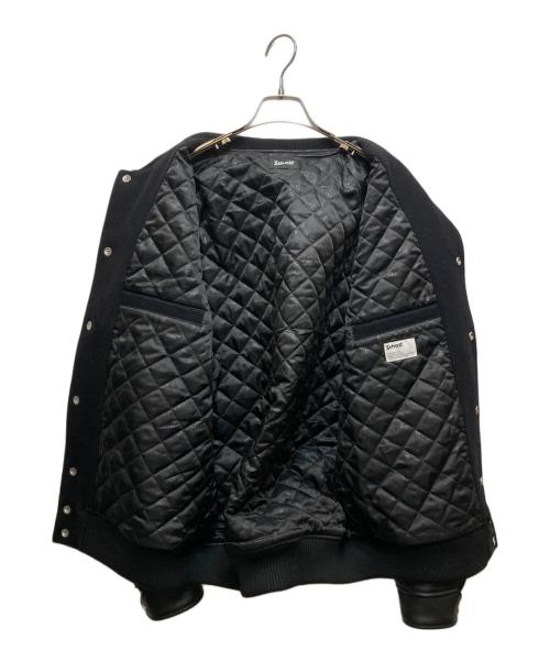 Schott（ショット）Schott (ショット) skookum (スクーカム) STUDIUM JACKET FINEST QUALITY (スタジアムジャケットファイネストクオリティ）782-3252016 ブラック サイズ:2XLの古着・服飾アイテム