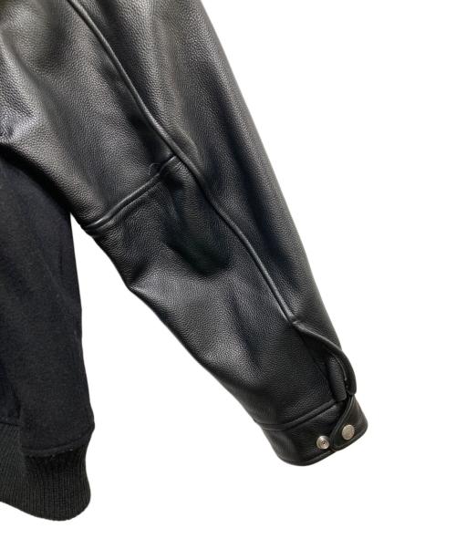 Schott（ショット）Schott (ショット) skookum (スクーカム) STUDIUM JACKET FINEST QUALITY (スタジアムジャケットファイネストクオリティ）782-3252016 ブラック サイズ:2XLの古着・服飾アイテム