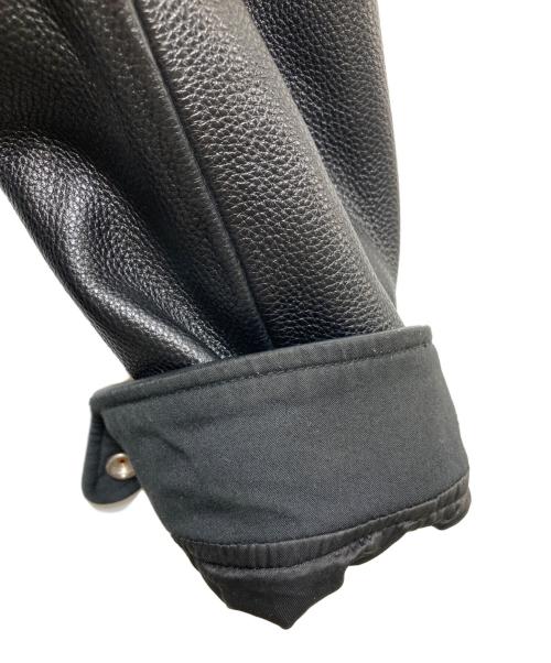 Schott（ショット）Schott (ショット) skookum (スクーカム) STUDIUM JACKET FINEST QUALITY (スタジアムジャケットファイネストクオリティ）782-3252016 ブラック サイズ:2XLの古着・服飾アイテム
