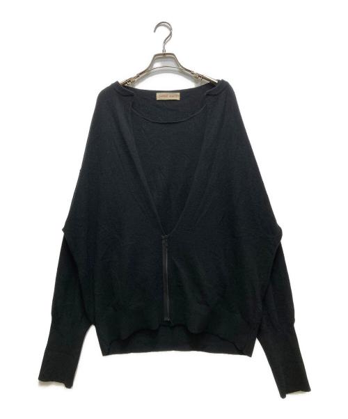 barbell object（バーベルオブジェクト）barbell object (バーベルオブジェクト) ct ls top / ノースリーブニット+カーディガンアンサンブルセット ba-05kn01 ブラック サイズ:2の古着・服飾アイテム