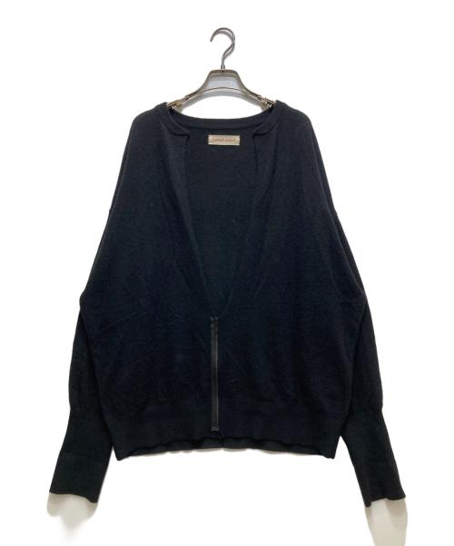 barbell object（バーベルオブジェクト）barbell object (バーベルオブジェクト) ct ls top / ノースリーブニット+カーディガンアンサンブルセット ba-05kn01 ブラック サイズ:2の古着・服飾アイテム