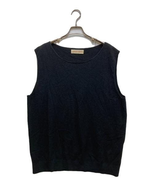 barbell object（バーベルオブジェクト）barbell object (バーベルオブジェクト) ct ls top / ノースリーブニット+カーディガンアンサンブルセット ba-05kn01 ブラック サイズ:2の古着・服飾アイテム