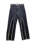 OUR LEGACYアワーレガシー）の古着「THIRD CUT Black Slash Denim」｜ブラック