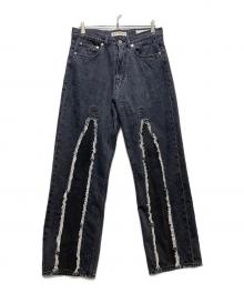 OUR LEGACY（アワーレガシー）の古着「THIRD CUT Black Slash Denim」｜ブラック