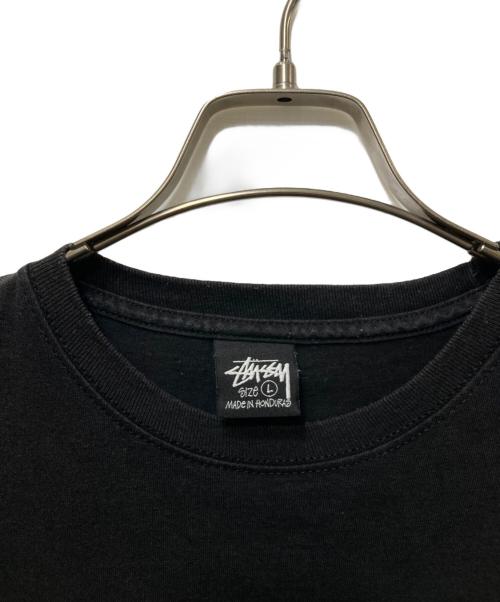 stussy（ステューシー）stussy (ステューシー) ショーンフォントロゴ プリントTシャツ ブラック サイズ:Lの古着・服飾アイテム