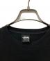 中古・古着 stussy (ステューシー) ショーンフォントロゴ プリントTシャツ ブラック サイズ:L：8000円