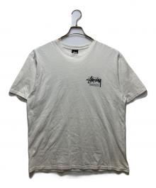 stussy（ステューシー）の古着「ショーンフォントロゴ プリントTシャツ」｜ホワイト