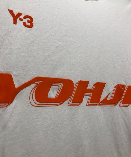 YOHJI YAMAMOTO（ヨウジヤマモト）YOHJI YAMAMOTO (ヨウジヤマモト) GRAPHIC SS TEE ホワイト サイズ:Mの古着・服飾アイテム
