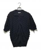 Open Sesame Clubオープンセサミクラブ）の古着「DORIAN POLO CARDIGAN」｜ネイビー