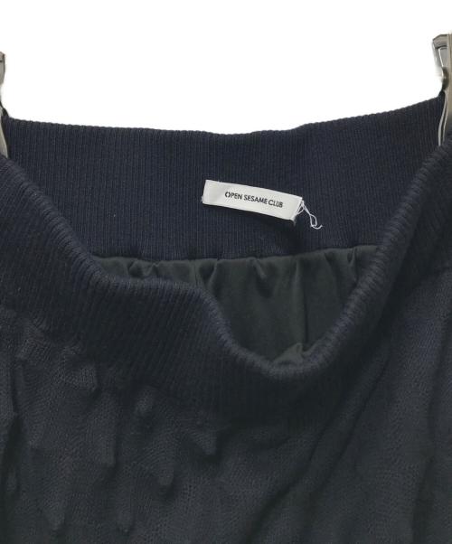 Open Sesame Club（オープンセサミクラブ）OPEN SESAME CLUB (オープンセサミクラブ) dorian long skirt ネイビー サイズ:不明の古着・服飾アイテム