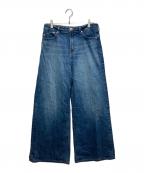 YANUKヤヌーク）の古着「MARY バギーストレートデニム」｜ネイビー