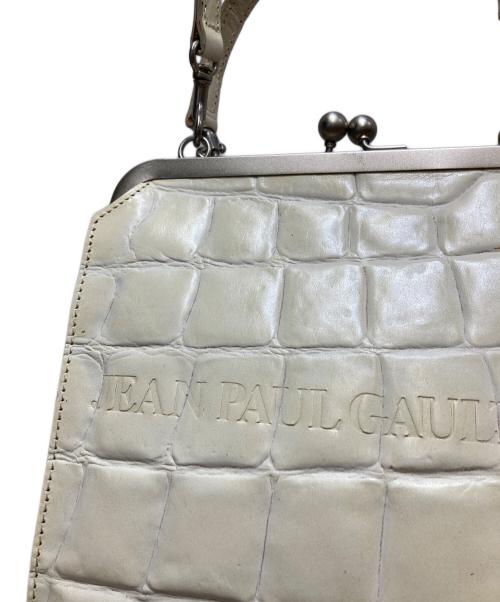 Jean Paul GAULTIER（ジャンポールゴルチェ）Jean Paul GAULTIER (ジャンポールゴルチェ) 2WAYレザーショルダーバッグ ホワイトの古着・服飾アイテム