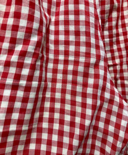 COMME des GARCONS（コムデギャルソン）COMME des GARCONS (コムデギャルソン) チェック柄ワイドパンツ/GP-10008S レッド サイズ:Sの古着・服飾アイテム