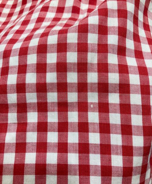 COMME des GARCONS（コムデギャルソン）COMME des GARCONS (コムデギャルソン) チェック柄ワイドパンツ/GP-10008S レッド サイズ:Sの古着・服飾アイテム