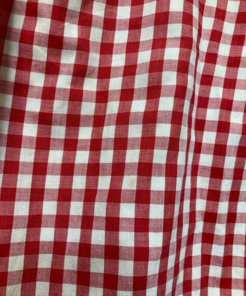 COMME des GARCONS（コムデギャルソン）COMME des GARCONS (コムデギャルソン) チェック柄ワイドパンツ/GP-10008S レッド サイズ:Sの古着・服飾アイテム
