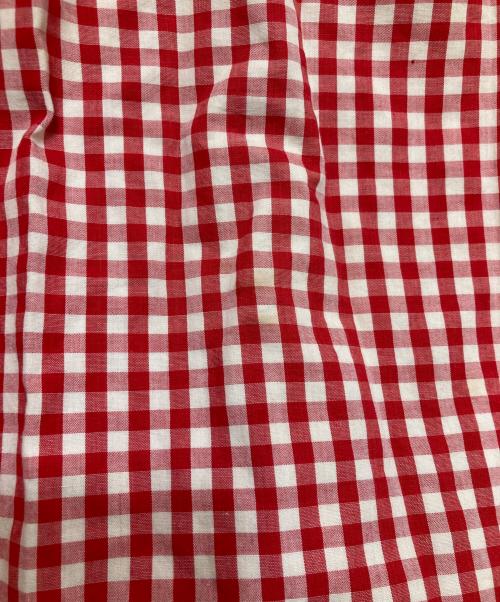 COMME des GARCONS（コムデギャルソン）COMME des GARCONS (コムデギャルソン) チェック柄ワイドパンツ/GP-10008S レッド サイズ:Sの古着・服飾アイテム