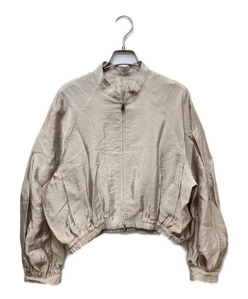 Noble（ノーブル）Noble (ノーブル) リンクルタフタオーバーブルゾン ベージュ サイズ:Freeの古着・服飾アイテム