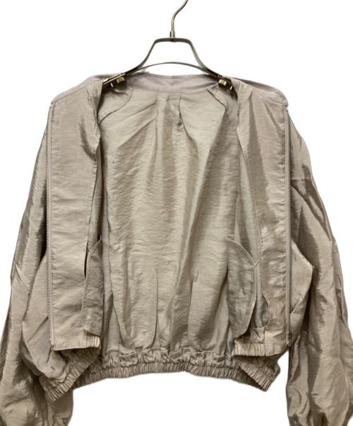 Noble（ノーブル）Noble (ノーブル) リンクルタフタオーバーブルゾン ベージュ サイズ:Freeの古着・服飾アイテム