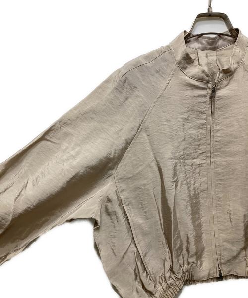 Noble（ノーブル）Noble (ノーブル) リンクルタフタオーバーブルゾン ベージュ サイズ:Freeの古着・服飾アイテム
