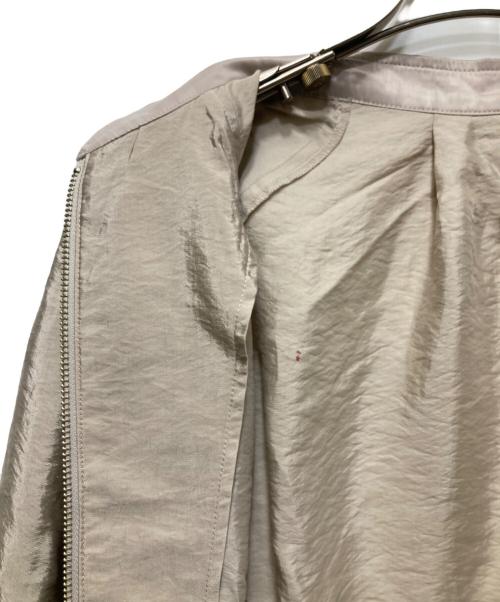 Noble（ノーブル）Noble (ノーブル) リンクルタフタオーバーブルゾン ベージュ サイズ:Freeの古着・服飾アイテム