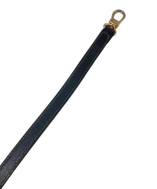 FENDI（フェンディ）FENDI (フェンディ) ペカン柄 ストライプ コーティングキャンバス 2WAYショルダーバッグ　ハンドバッグ　ショルダーバッグ ブラウン×ブラックの古着・服飾アイテム