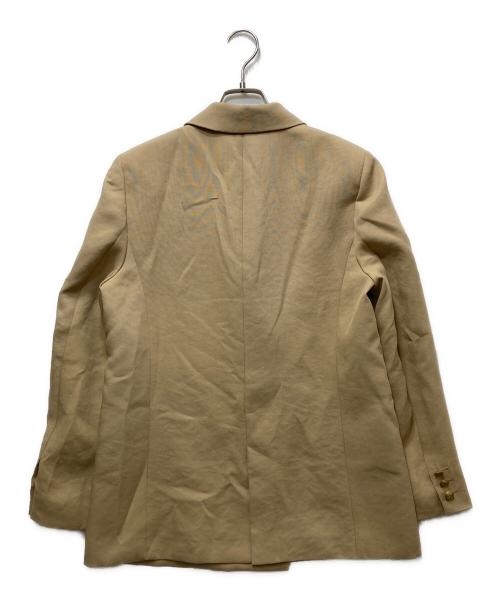 allureville（アルアバイル）allureville (アルアバイル) マットクロスダブルジャケット　20261010100 ベージュ サイズ:2の古着・服飾アイテム