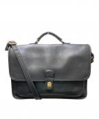 COACHコーチ）の古着「Metropolitan Briefcase(メトロポリタン ブリーフケース) 5180 / レザー2WAYバッグ　ショルダーバッグ　ハンドバッグ / OLD COACH（オールドコーチ）/ MADE IN USA」｜ブラック