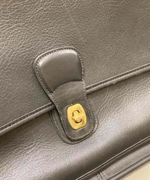 COACH（コーチ）COACH Metropolitan Briefcase(メトロポリタン ブリーフケース) 5180 / レザー2WAYバッグ　ショルダーバッグ　ハンドバッグ / OLD COACH（オールドコーチ）/ MADE IN USA ブラックの古着・服飾アイテム