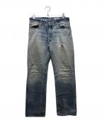 RON HERMAN DENIMロンハーマンデニム）の古着「Used Straight Denim Pants」｜インディゴ