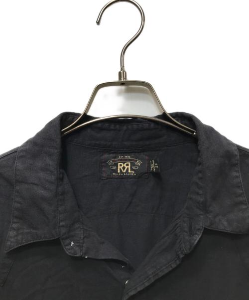 RRL（ダブルアールエル）RRL (ダブルアールエル) ウエスタンシャツ ブラック サイズ:XLの古着・服飾アイテム