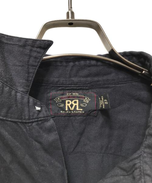 RRL（ダブルアールエル）RRL (ダブルアールエル) ウエスタンシャツ ブラック サイズ:XLの古着・服飾アイテム